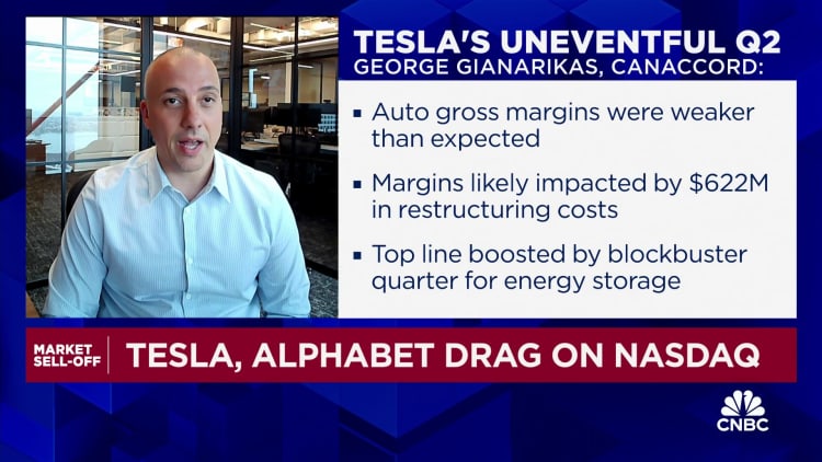 Investors should look forward to earnings catalysts for Tesla, says Canoccord's George Gianarikas