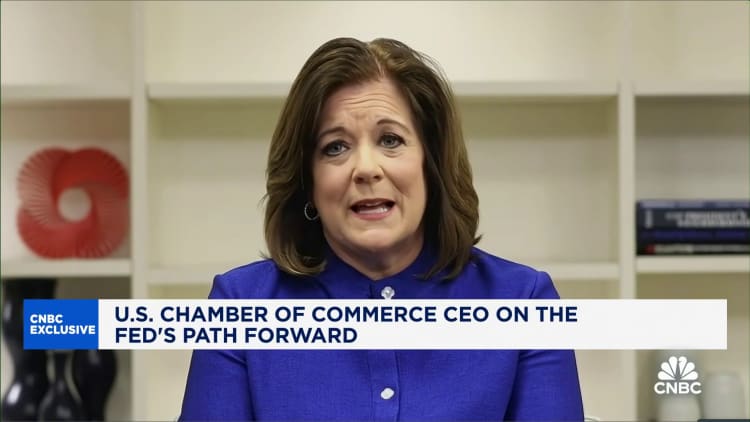 It's not the FTC's place to rule on noncompetes, says U.S. Chamber of Commerce CEO