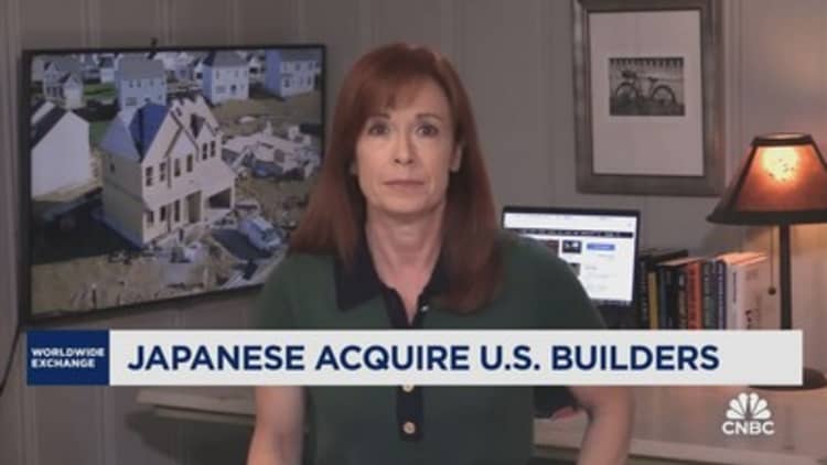 Homebuilder M&A is soaring, as Japanese buy big