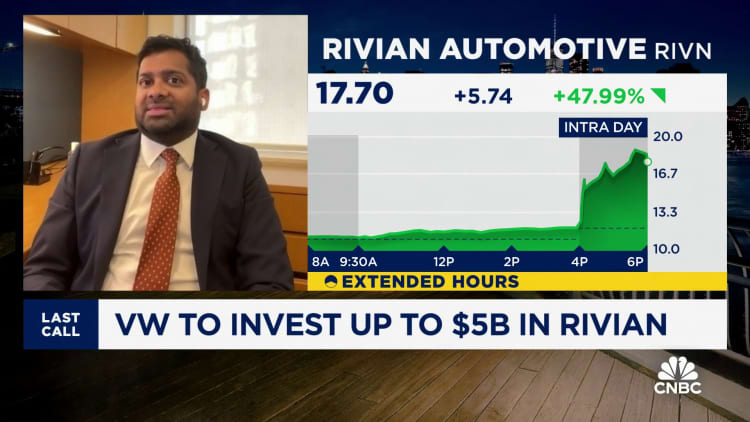 Volkswagen's Rivian investment is about licensing software, says RBC's Tom Narayan